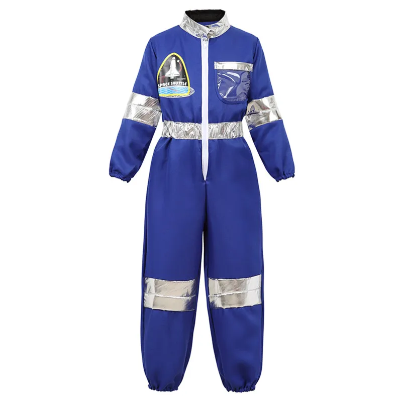 Beste Kids Astronaut Kostuums Ruimtevaarder Jumpsuit Vlucht Dress Up Kostuum met Helm Astronaut Rollenspel Sets voor Jongens Meisjes Cosplay
