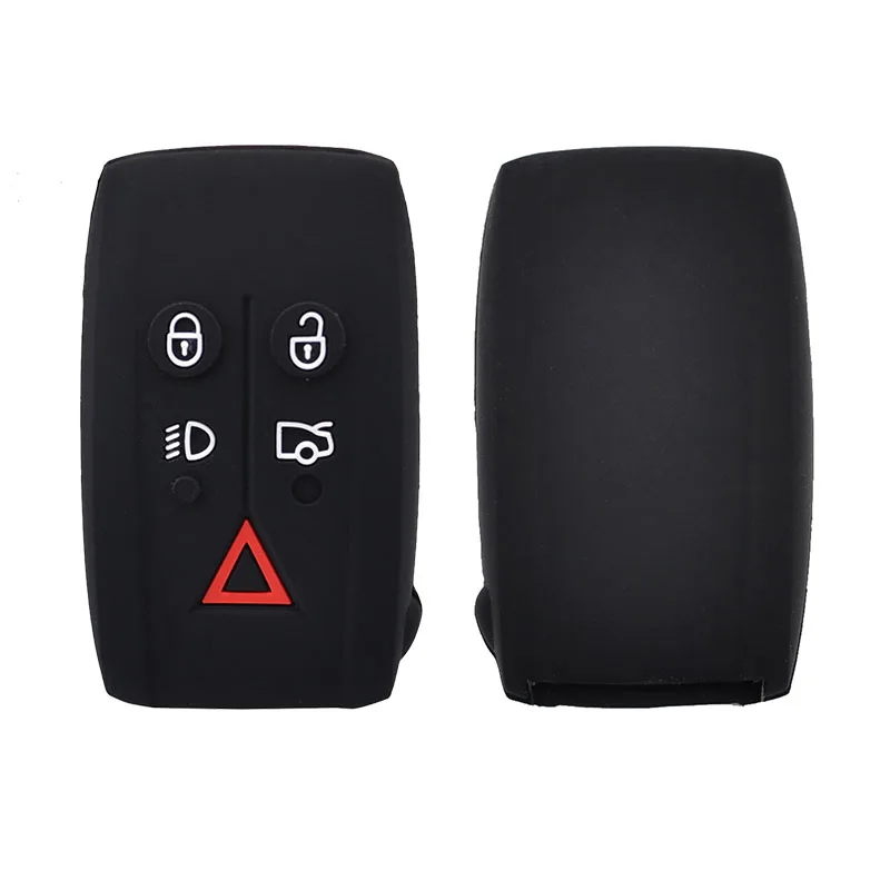 Key Case Cover AX For Jaguar XK XF XJ8 XK8 XRR 5 Button Silicone Car Remote Key Fob Shell Cover Case 2007-2011 2012 2013