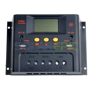 

60A Solar Charge Controller 48V PWM Charger Solar Pancel Controller 2880W CE With USB 5V and DC12V Output Solar Panel Regulator