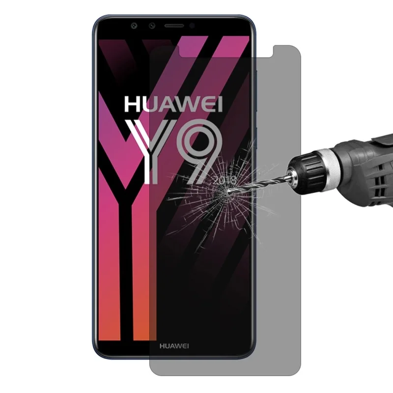 JGKK закаленное стекло для huawei Y9 анти шпионская Прозрачная Черная защитная пленка для экрана для huawei Y9 Prime 9H