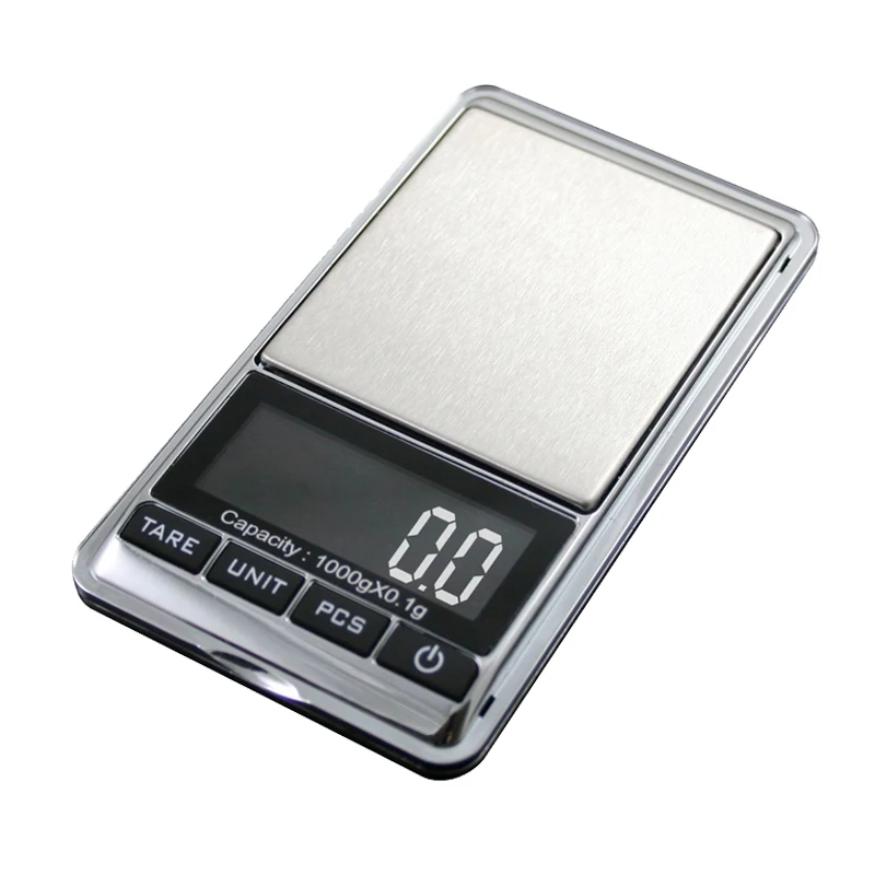 

1000g x 0.1g Electronic Scale Kitchen Weighing 1KG Portable Mini Digital Pocket Jewelry Diamond Gram Scale Weight Balance LCD