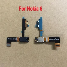 Хороший рабочий разъем для наушников, аудио штепсельная вилка гибкий кабель для Nokia 6 TA1000 TA1003 TA-1003 TA-1000 запасные части