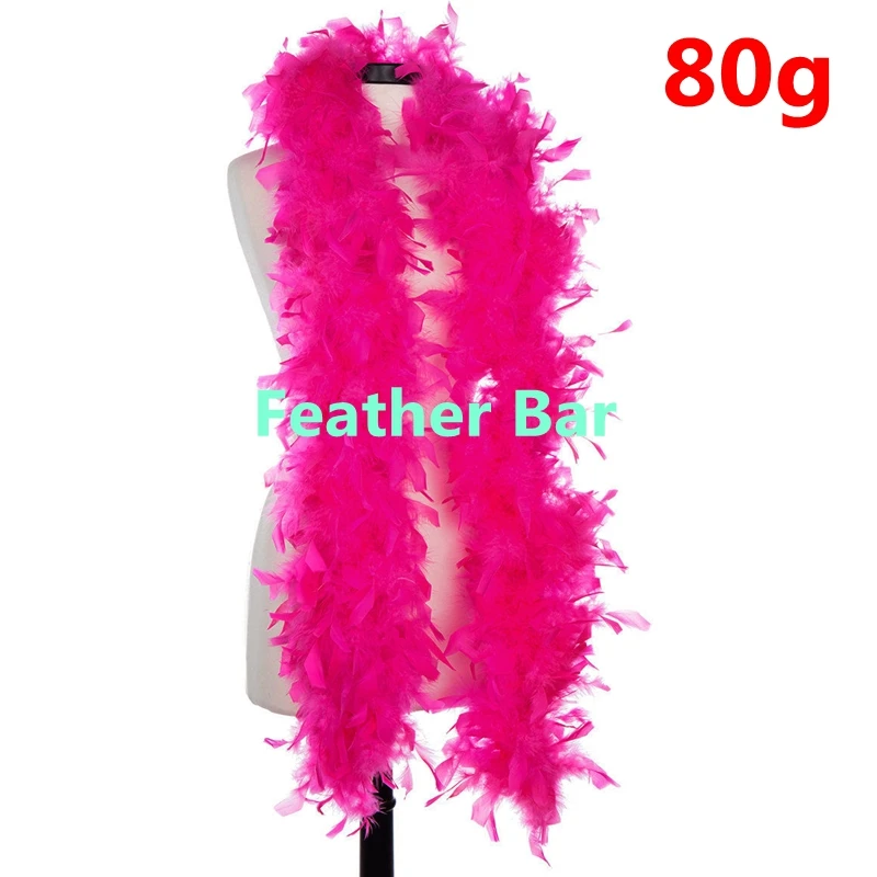 Buy Free shipping Hot Pink Dyed Chandelle Feather Boas
