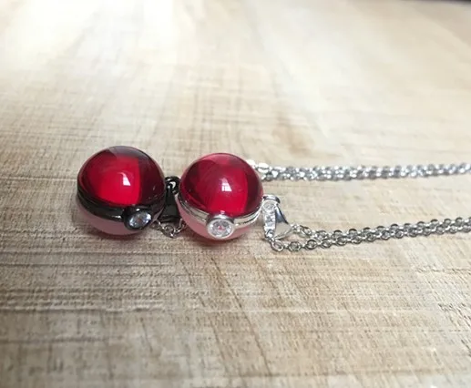 Ожерелье с кулоном покебол|pendant necklace|pokeball pendantnecklace necklace |