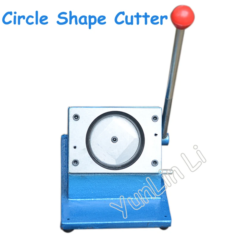 Circle Cutter Round Shape Cutting Machine for 58mm Diameter Badge
