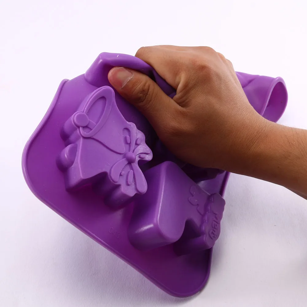 T0916J0334D Silicone Mold Chirstmas Boot Bell detail 12