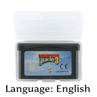 

32 Bit Video Game Cartridge Donkeyy Kong Country 3 Console Card EU Version English Language Support Drop shipping