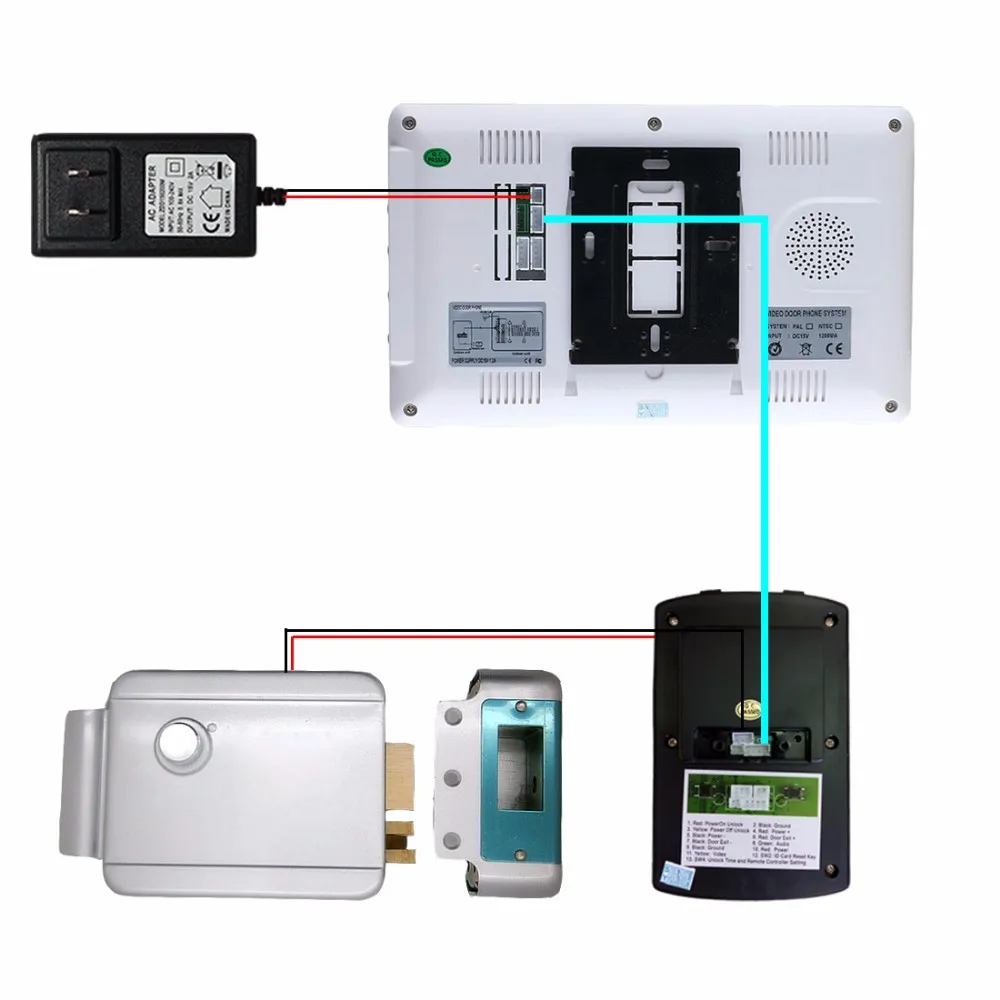 7 ''проводной видео дверной звонок дома домофон дверные звонки системы комплект ИК домофон с камерой мониторы громкой связи IP55