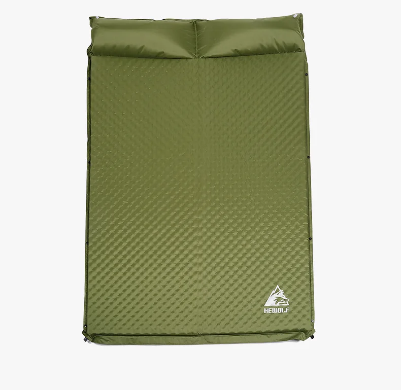 HEWOLF открытый толстый 5 см Автоматическая надувная подушка коврик Открытый Палатка Кемпинг коврики двойной надувной матрас для кровати 2 цвета