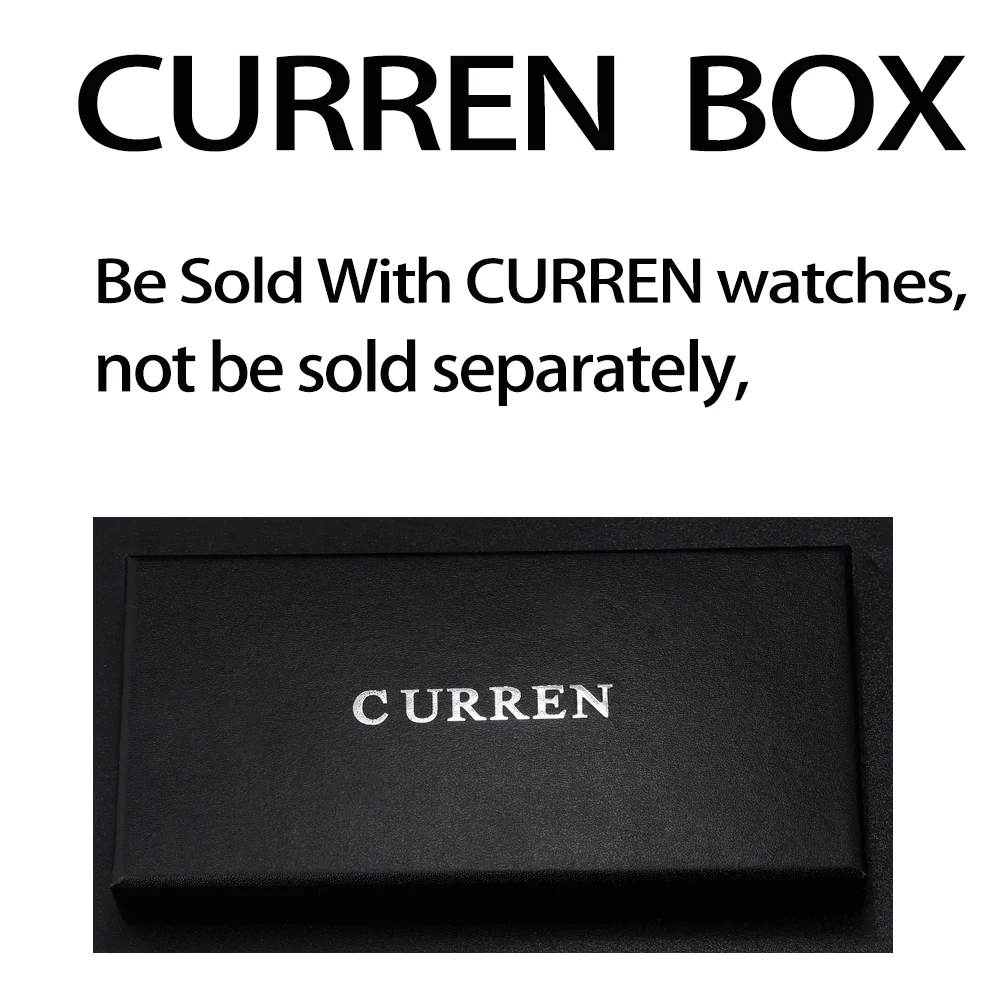 

Original beautiful CURREN PAPER GIFT ORIGINAL WATCH BOX MUST BE BOUGHT WITH WATCH