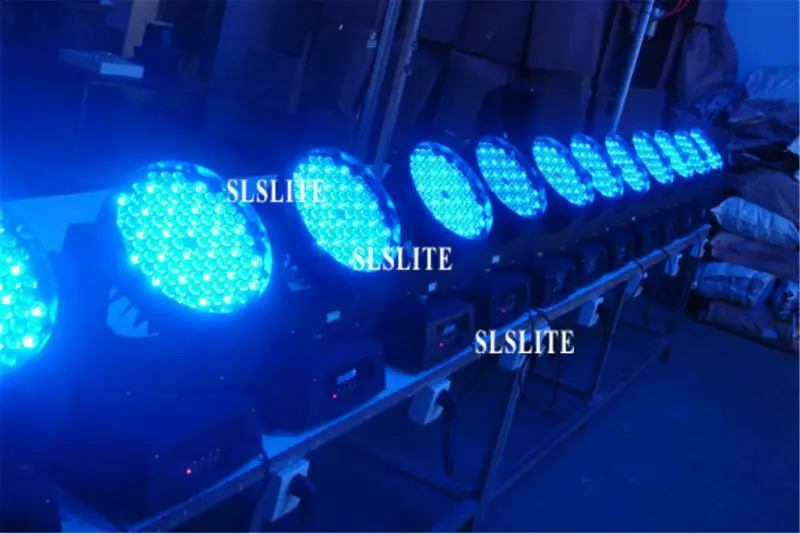Pçs e lote com Flightcase Luz de Palco 4 108x3 w Rgbw Led Wash Moving Head Light Led Iluminação Stage Washer Dmx dj Stage Iluminação 108x3 w 13 Efeito de Iluminação de palco
