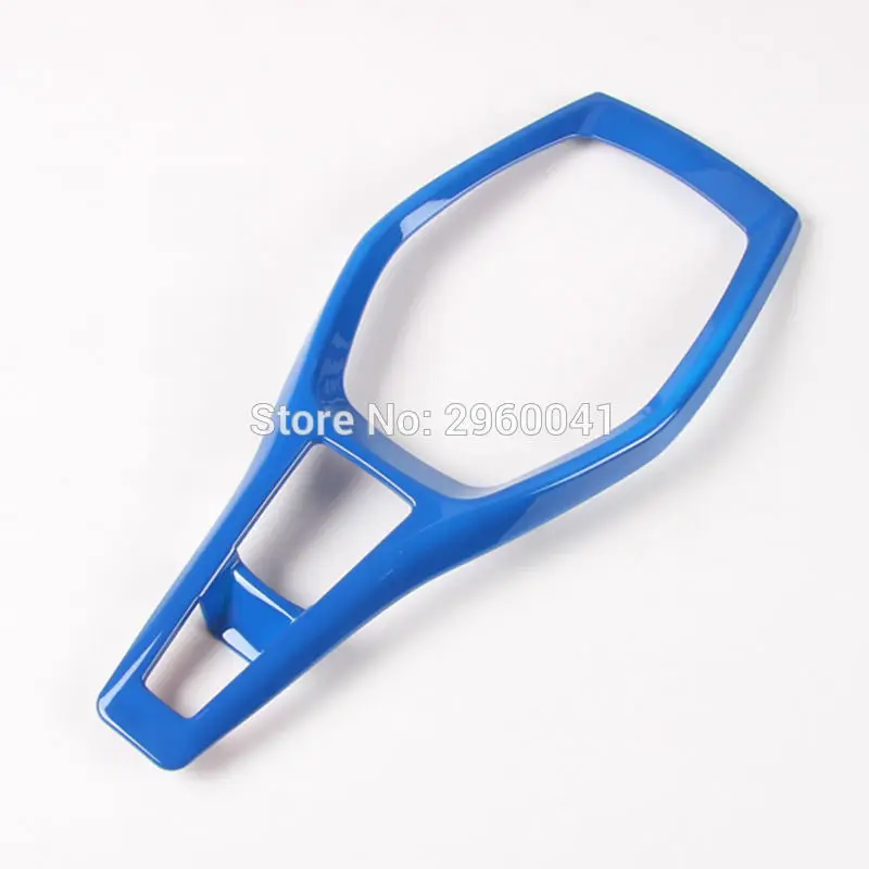 El nuevo Panel de engranajes azules recorta la cubierta de cambio piezas interiores de cromo estilo ABS para Chevrolet Camaro 2017 El nuevo Panel de engranajes azules recorta la cubierta de cambio piezas interiores de cromo estilo ABS para Chevrolet Camaro 2017