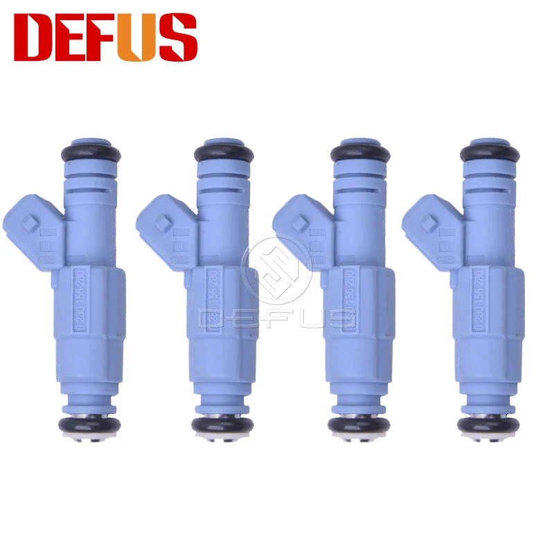 DEFUS 4x высокопроизводительный топливный инжектор 0280156280 0280 156 280 для opel tuning and racing 55556799 470CC 2,0 сопло двигателя Bico