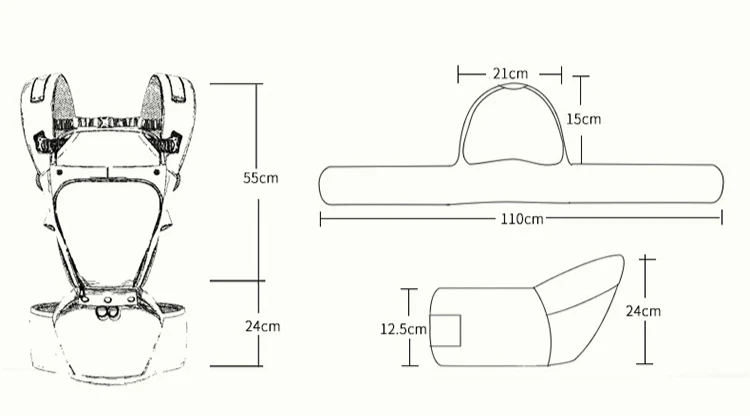 Новый кенгуру 6 в 1 эргономичный кенгуру Рюкзак Hipseat Portabebe детский слинг рюкзак кенгуру кангуру Bebek Manduca Canguru