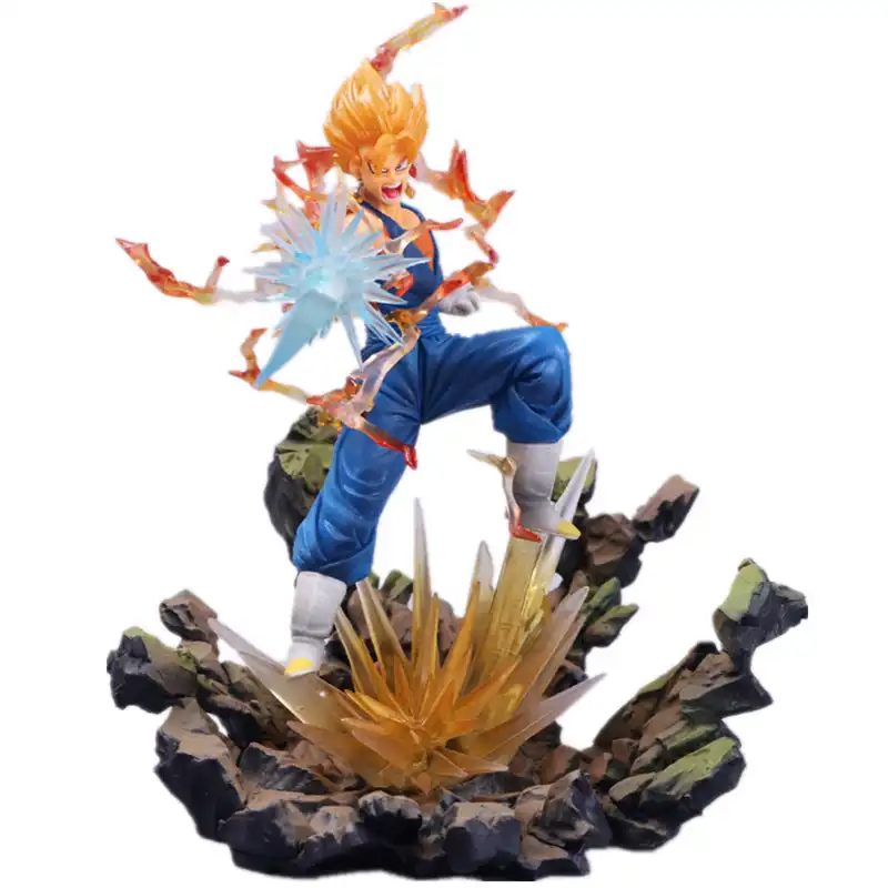 ドラゴンボール Z 黄色の髪ベジットフィギュア超サイヤ人バーストスタイルのアクションフィギュアのおもちゃ悟空 ベジータ Figuras Dbz おもちゃ 19 センチメートル Aliexpress