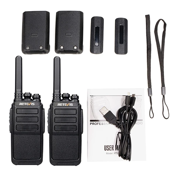 Retevis RT28 Walkie Talkie 2 шт микро USB зарядка 16 CH VOX Hands-free CTCSS/DCS обрабатывается двухсторонний радиоприемопередатчик рация