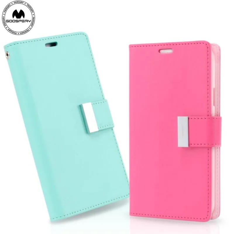 

WHOLESALE mercury goospery RICH Diary card wallet leather stand case cover bag for IPHONE 11 PRO XR XS MAX X 7 8 6 6S PLUS 5S