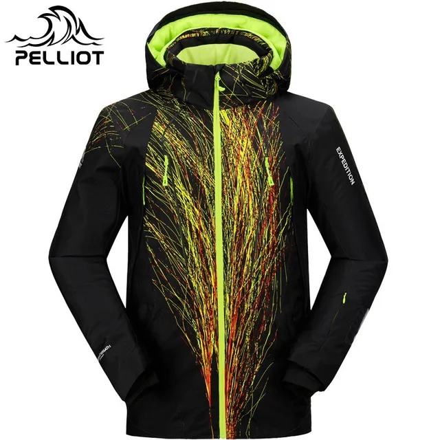 Best price at $120 Cheap Brand waterproof snowboard jacket men windstopper thicken ski jacket men super quality warmth new winter jacket men solid color