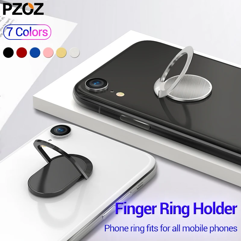 PZOZ палец кольцо держатель для samsung S9 S8 общий телефон 90 градусов Стенд телефона