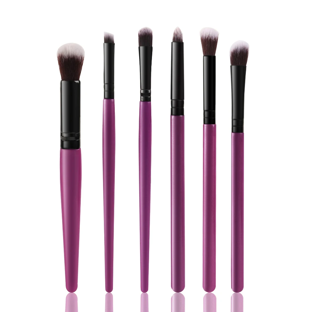 

6pcs Pro Makeup Cosmetic Brushes Eyeshadow Eye Shadow Foundation Blending Brush Fashion Beauty