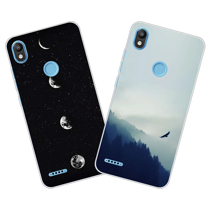 

Infinix Smart 2 X5515 Case,Silicon Space scenery Painting Soft TPU Back Cover for Smart 2 X5515 X5515F Phone protect cases shell