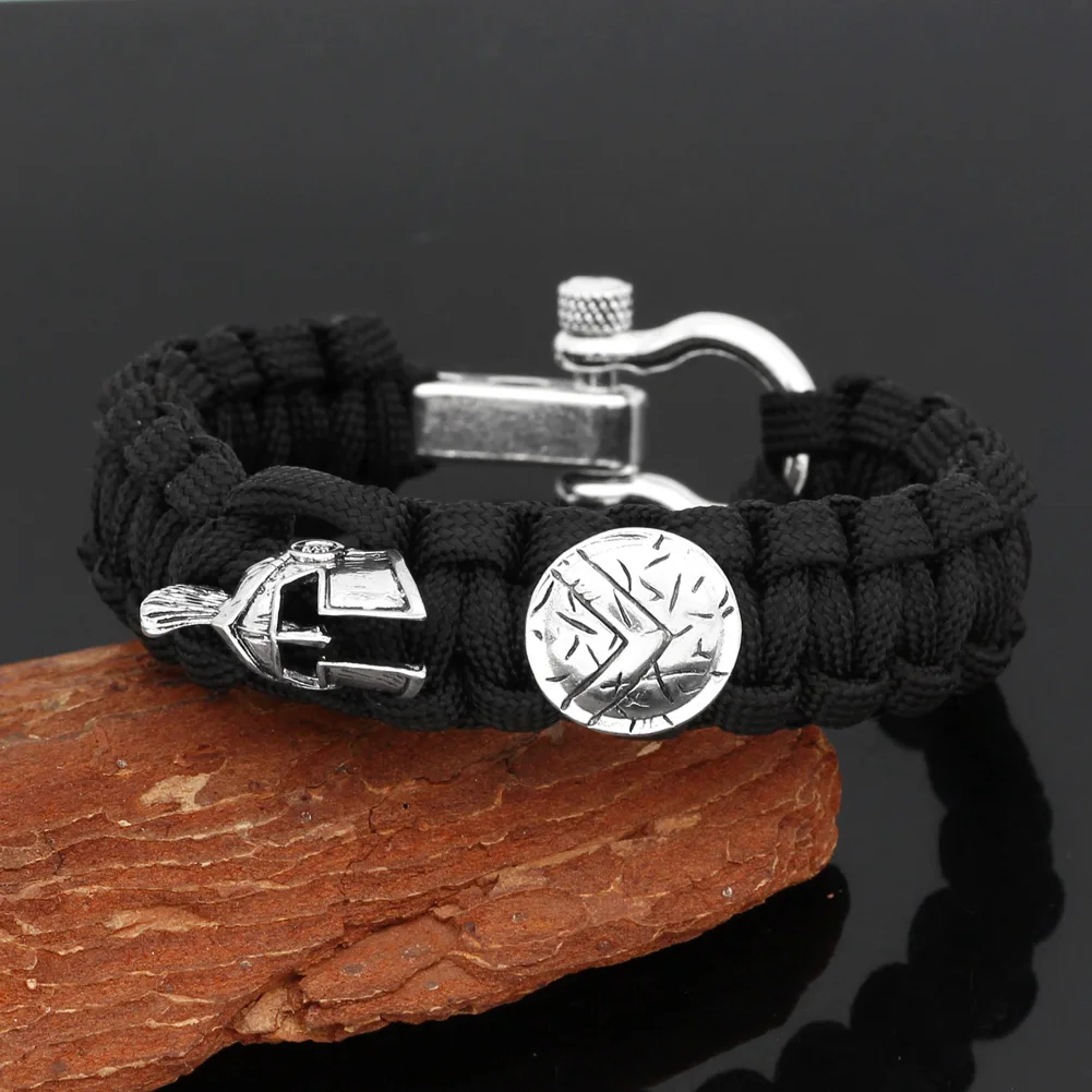 Браслет скоба Paracord Survival King в виде кобры для наружного размеров подходит запястий