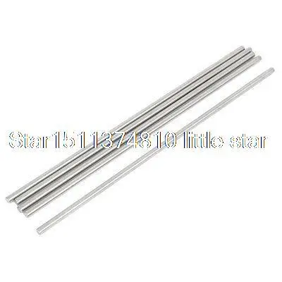 

5 Pcs RC Airplane Model Part Stainless Steel Round Rods Axles Bars 3mm x 140mm