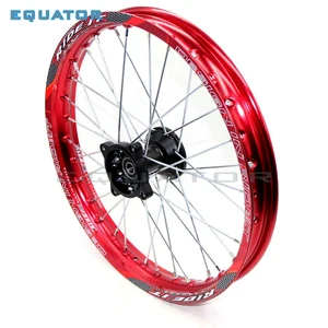 Image 4 - red 12mm or 15mm Front 1.60x17" inch Rear 1.85x14" inch aluminium Alloy Wheel Rim For 160cc 150CC Dirt Pit bike 14 17 inch wheel