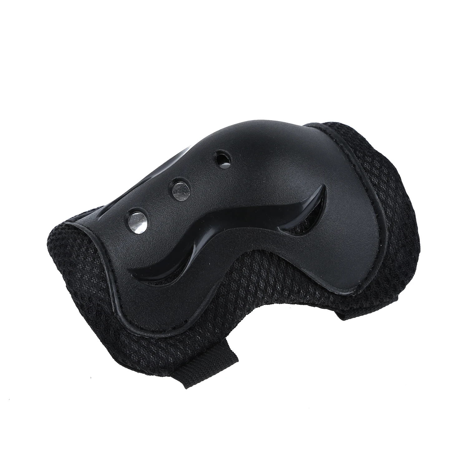 Black Bicycle Helmet Children Roller Skating Skateboard Elbow Knee Pads