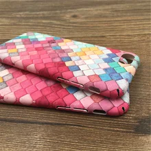 50 шт./партия, Модные Цветные 3D чешуи, чехлы для телефонов iPhone 6/6s/6plus/6s plus, корейский чехол для девочек с русалочкой