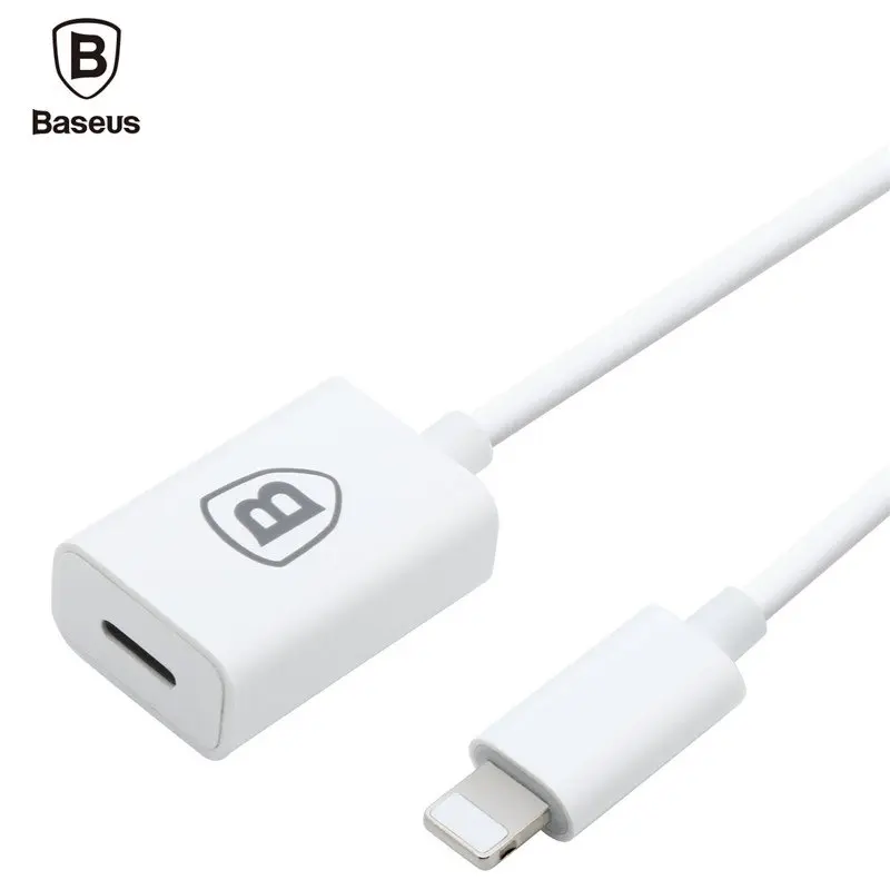 BASEUS 8 pin Male to Female Extender Adapter Charger for Lightning