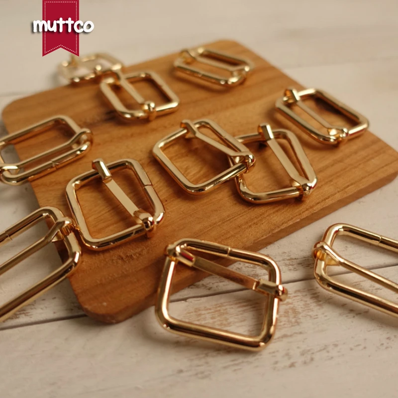 

DIY for Dog Collar 2.5cm golden manufactures sustom made wrapping tape connect buckle bar slide strap adjuster LXK-008