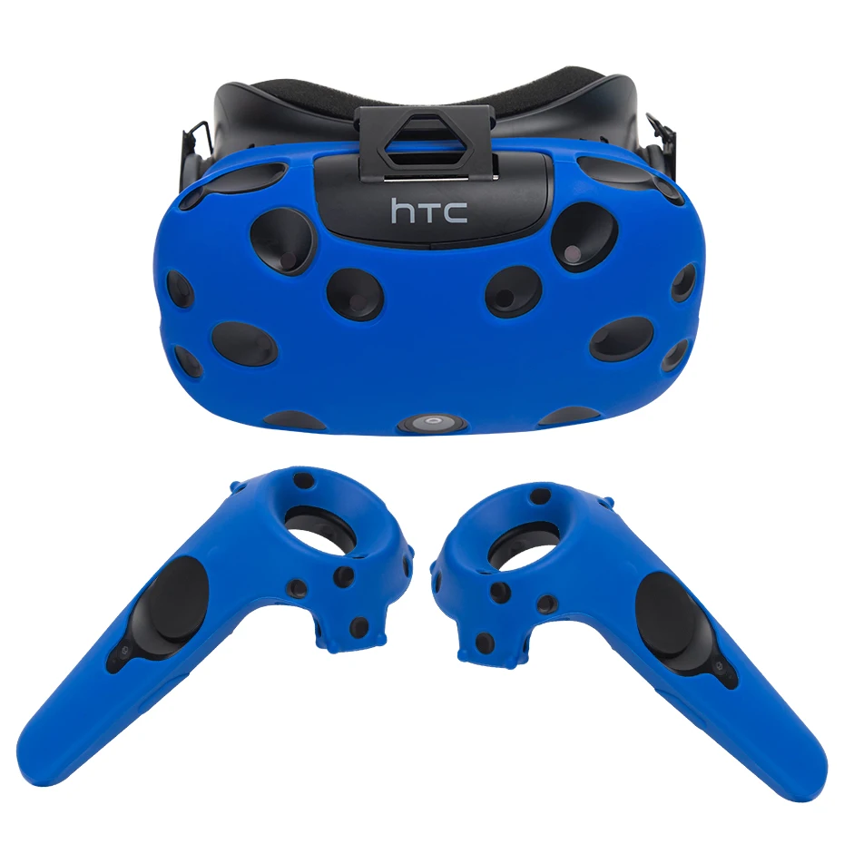 Силиконовый чехол для ручки контроллера, защитный чехол для htc Vive VR, противоскользящий противоударный корпус для htc Vive, гарнитура VR, доступ к играм
