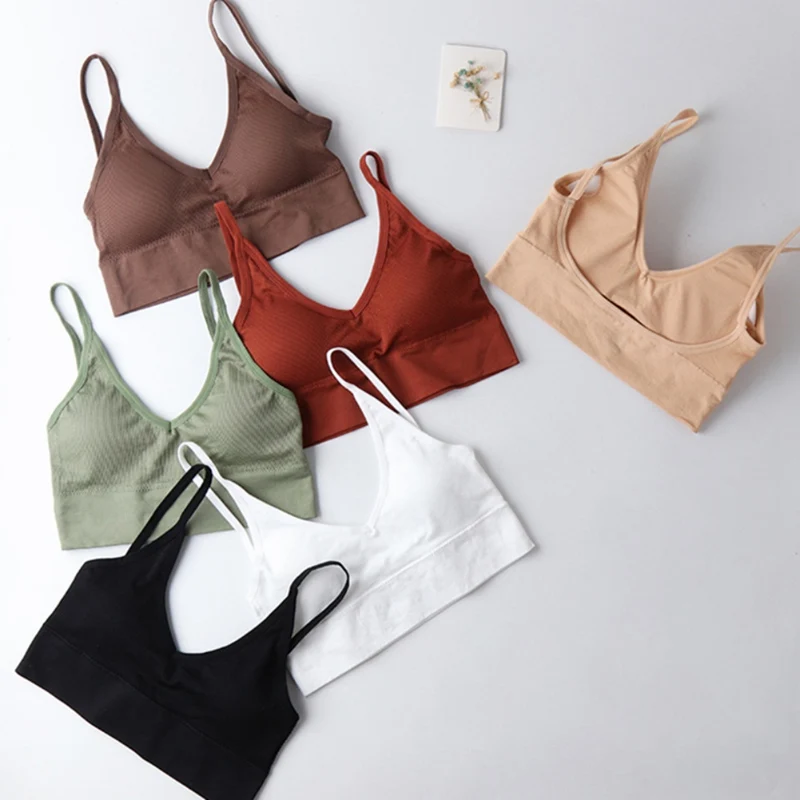 Women Push Up Bra Bras Fitness Tops Brassiere Bralette Female Tube Top Underwear Bralet