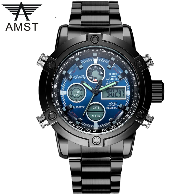 Relojes 2019 часы Для мужчин Новая мода Спорт Кварцевые s лучший бренд класса люкс