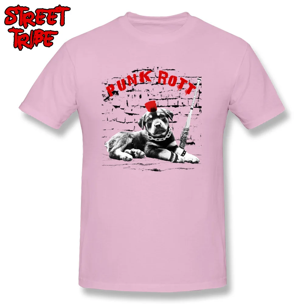 Punk_Rott LGHT0818YY O-Neck Tshirts Summer/Autumn Tops T Shirt Short Sleeve New Coming Pure Cotton Unique Tshirts cosie Men Punk_Rott LGHT0818YY pink