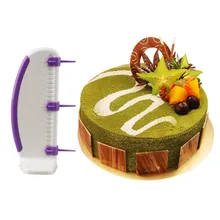 New Cake Marker Tools 1PC Molds Plastic Decorating Ruler Border Baking Tools Cake Marker Leveler 35