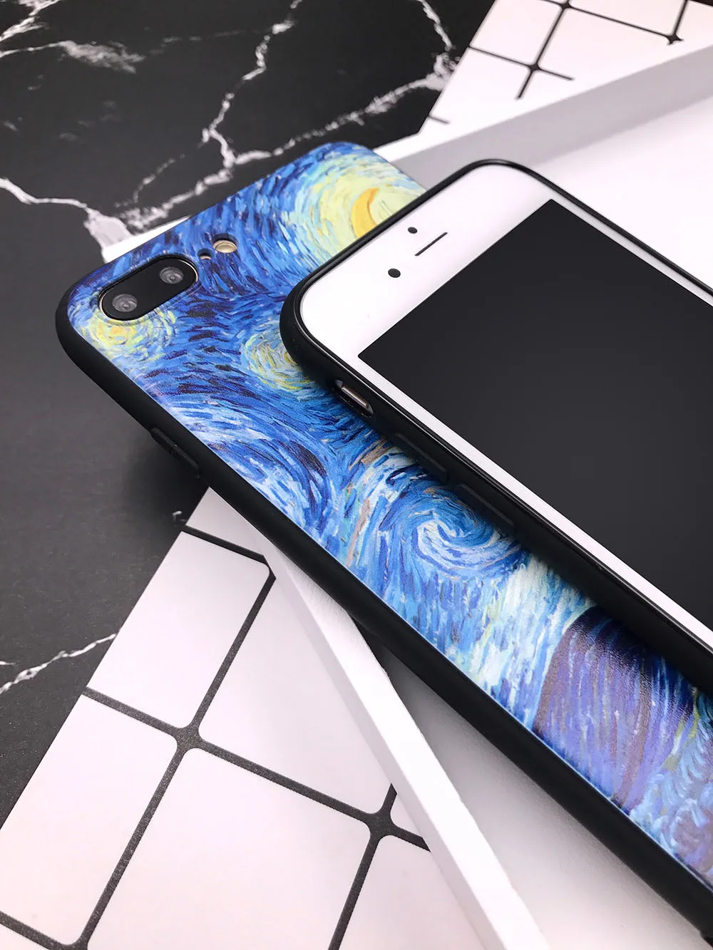 Чехол для iPhone 11 Pro, чехол для iPhone 5, 5S, 6, 6 S, 7, 8 Plus, X, XS, Max, Van Gogh, чехол для iPhone 7, мягкий чехол из ТПУ для iPhone XR, чехол