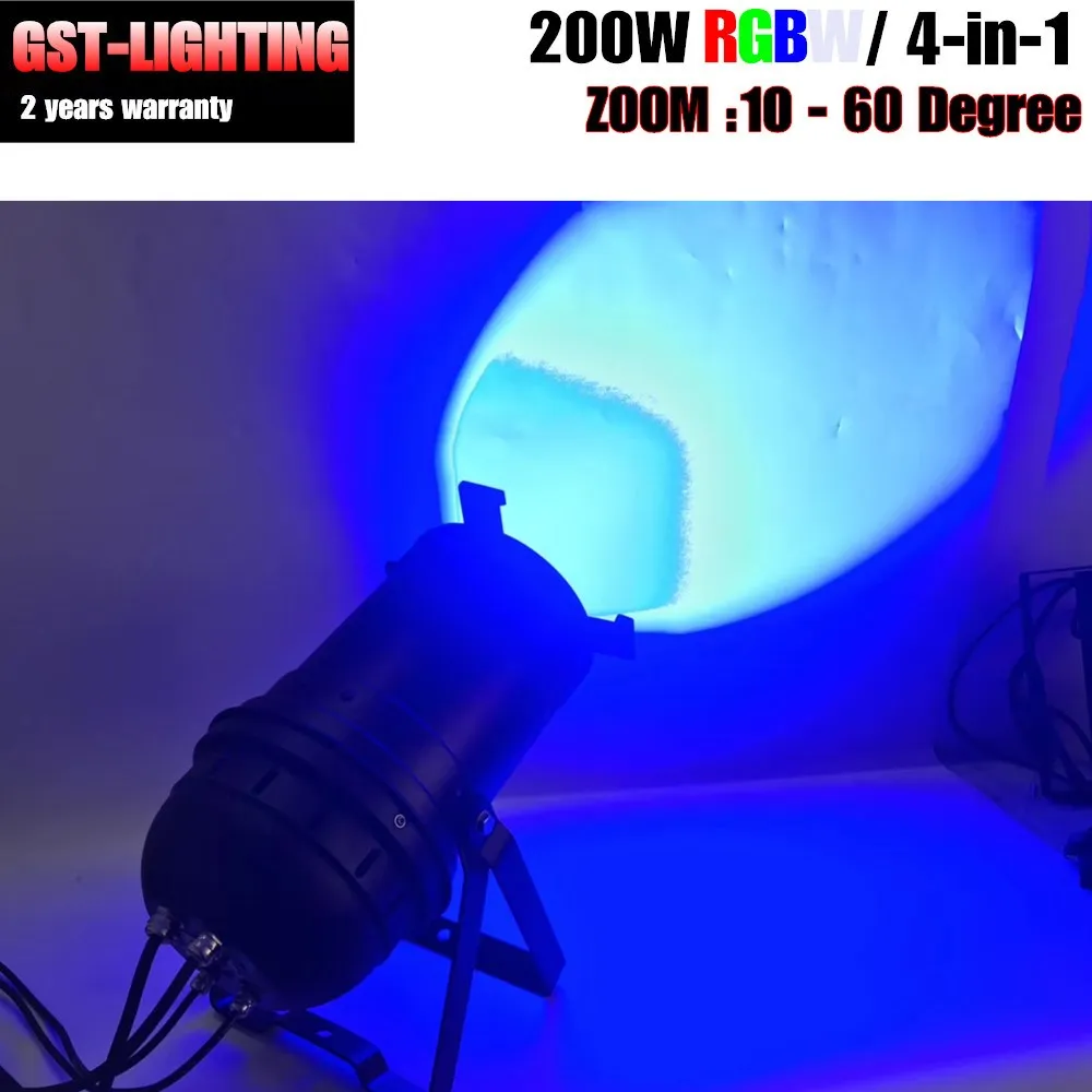 200 Вт Led COB Zoom Par Cans 3200k теплый белый DJ свет для|Эффект освещения сцены| |