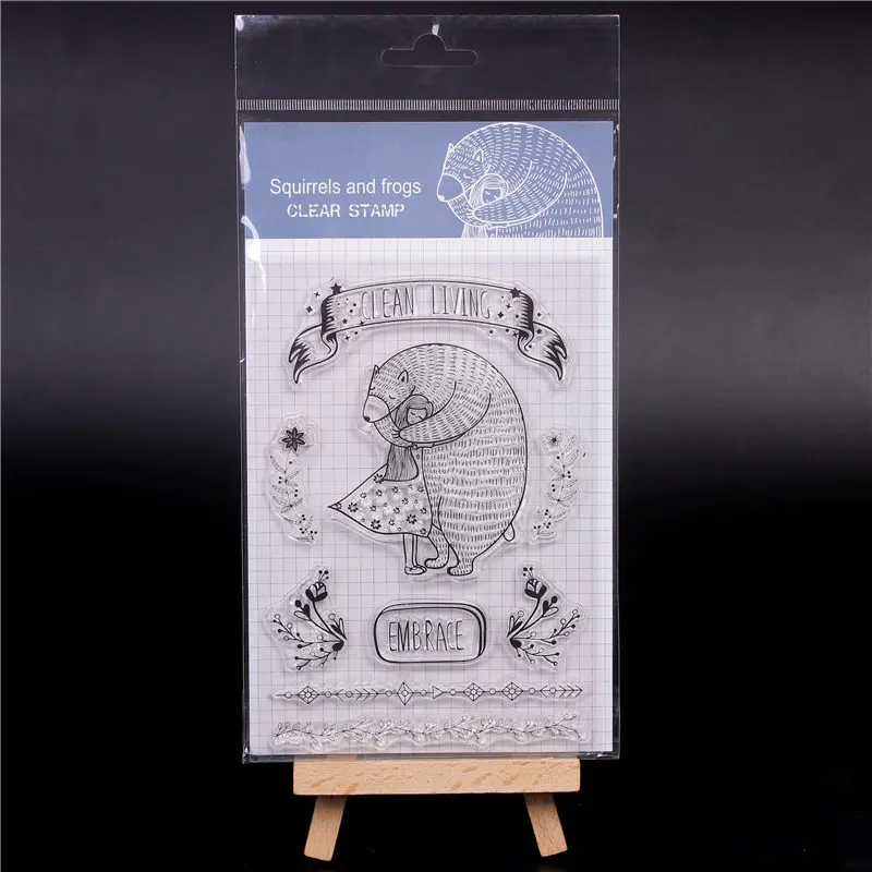 

Animal Transparent Clear Silicone Stamp/Seal for DIY scrapbooking/photo album Decorative clear stamps