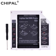 CHIPAL Aluminum PATA IDE to SATA 2nd HDD Caddy 12 7 мм 2 5 &quotSATA 3 0 чехол для SSD корпус