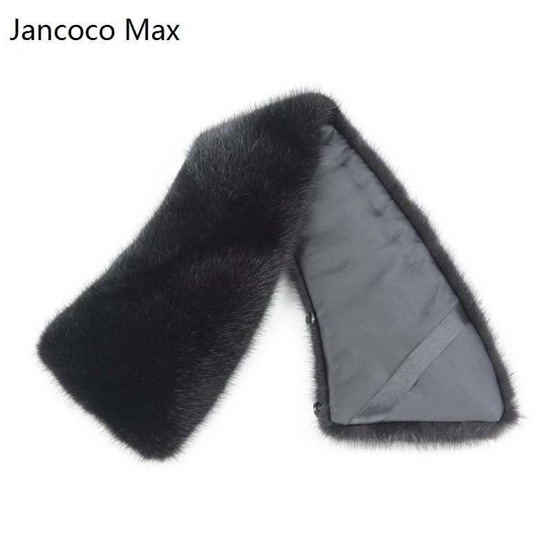 Jancoco Max S1051 подкладка 50 см натуральный мех норки воротник Мужская Зимняя мода