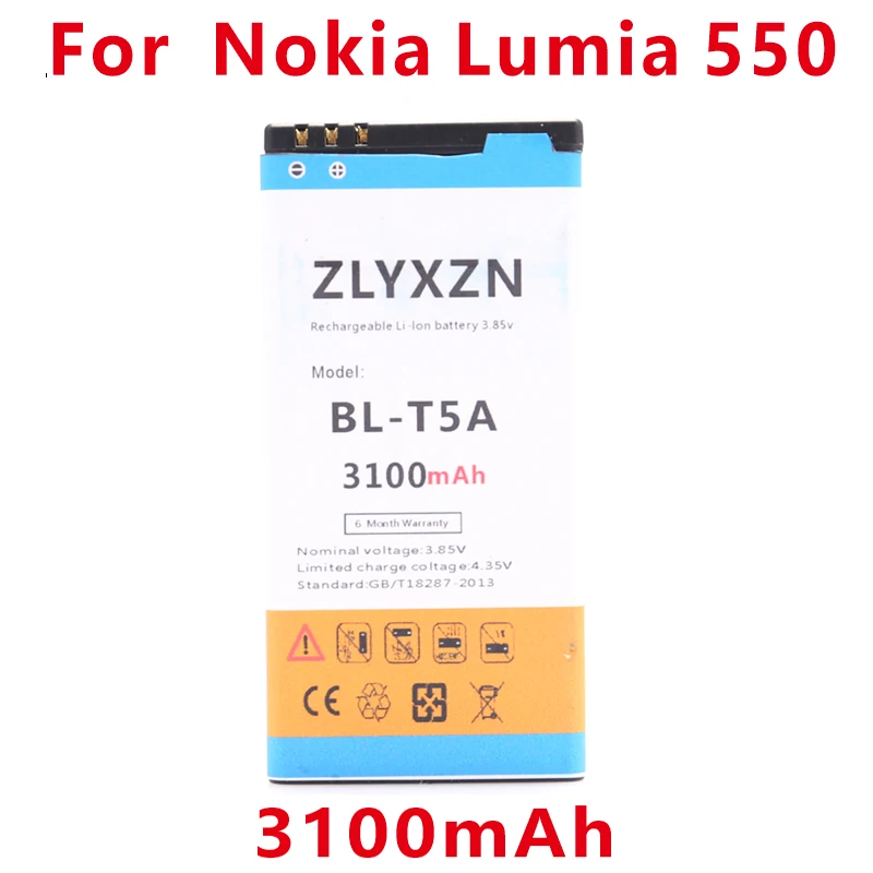 3100 мАч BLT5A BL-T5A батарея для Nokia microsoft Lumia 550 Lumia550 BL T5A мобильного телефона | Мобильные