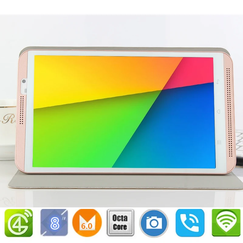 Free Gift Case 8 inch tablet pc Android 6.0 octa core Dual SIM Bluetooth GPS ROM 32GB IPS Smart Google tablets pcs M1S 4G LTE