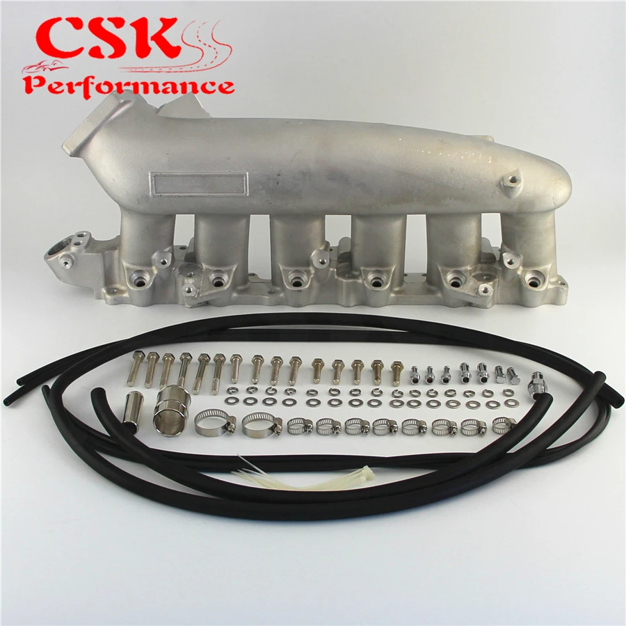 

Aluminum Intake Manifold Plenum Fits For Nissan240SX RB25det RB25 Skyline R32 R33 R34