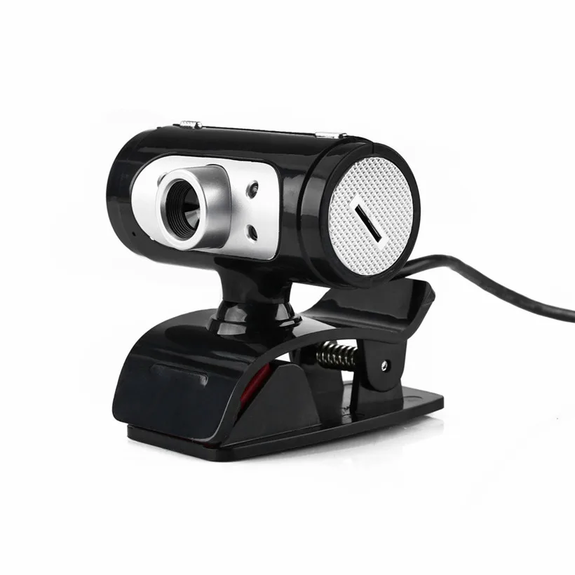 Улучшенный 4 светодиодный USB 2,0 HD веб-камера с микрофоном черная Высококачественная веб-камера для ПК ноутбук быстрая L0306
