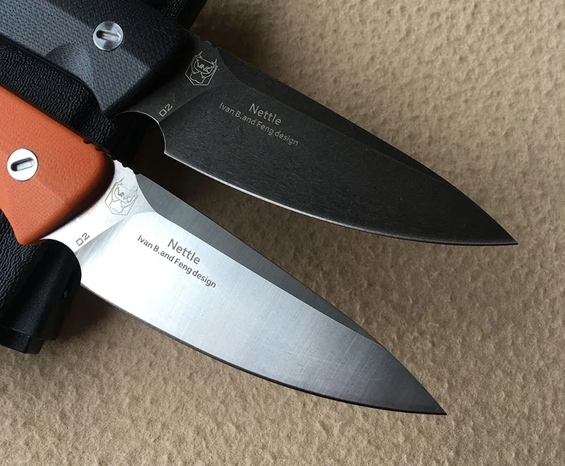 Складной нож LOVOCOO Nettle с фиксированным лезвием D2 и рукояткой G10 складной для