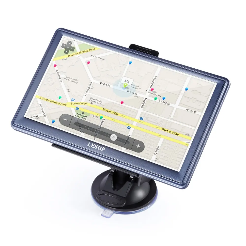 7 zoll HD Auto GPS Navigation Kapazitiven bildschirm FM 8 GB/256 MB DDR/800 MHZ Automobil Navigator