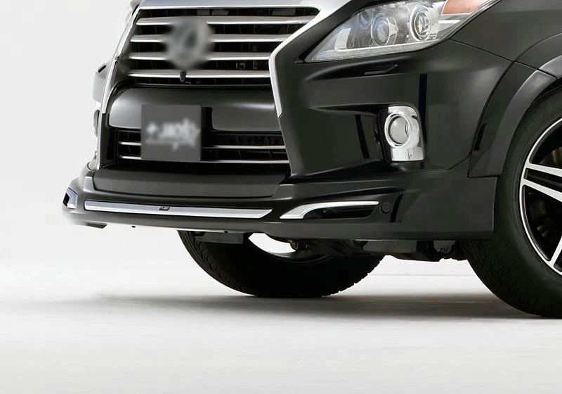 

FRP Front Lip For Toyota Land Cruiser(2012+) 200 JAS Type Glass Fiber Front Down Spoiler with Chrome Parts Body Kit Tuning Trim