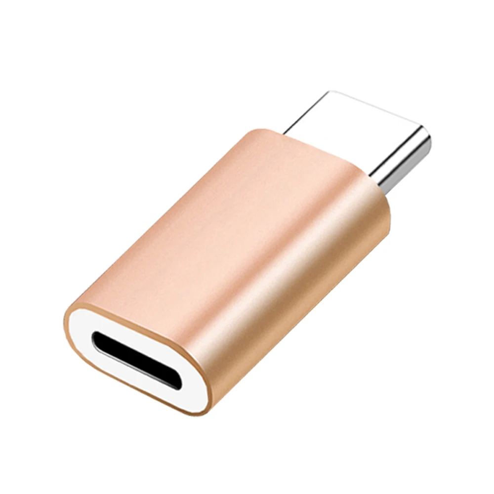 Type-c Otg адаптер Micro Usb-type c зарядное устройство разъемы для samsung Galaxy S8 S9 Plus Note 8 9 Leeco type c к Usb-c кабель usbc - Цвет: Золотой